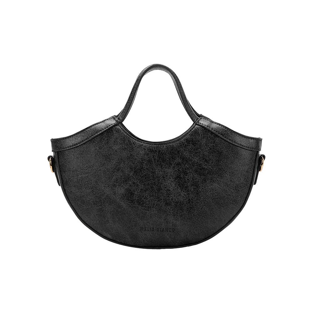 Kaylee Black Recycled Vegan Top Handle Bag