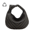 Load image into Gallery viewer, Brigitte Large Studded Black Shoulder Bag
