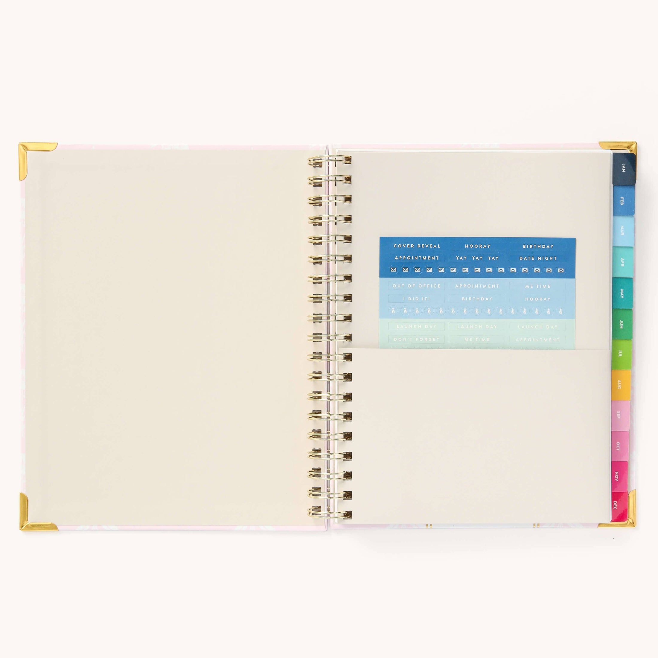 2025 Weekly, Simplified Planner, Blush Block