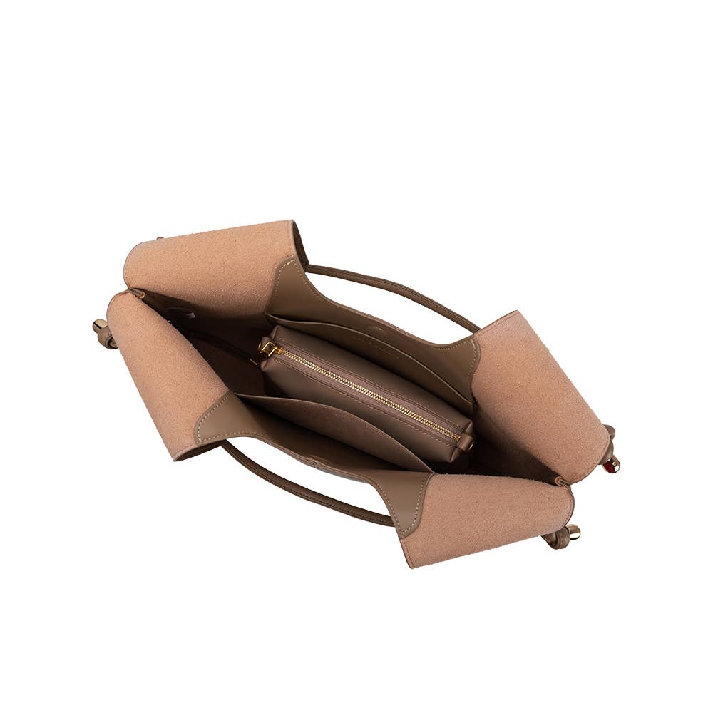 Tracy Mushroom Recycled Vegan Shoulder Bag