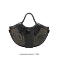 Load image into Gallery viewer, Kaylee Black Recycled Vegan Top Handle Bag
