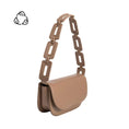 Load image into Gallery viewer, Inez Taupe Recycled Vegan Shoulder Bag
