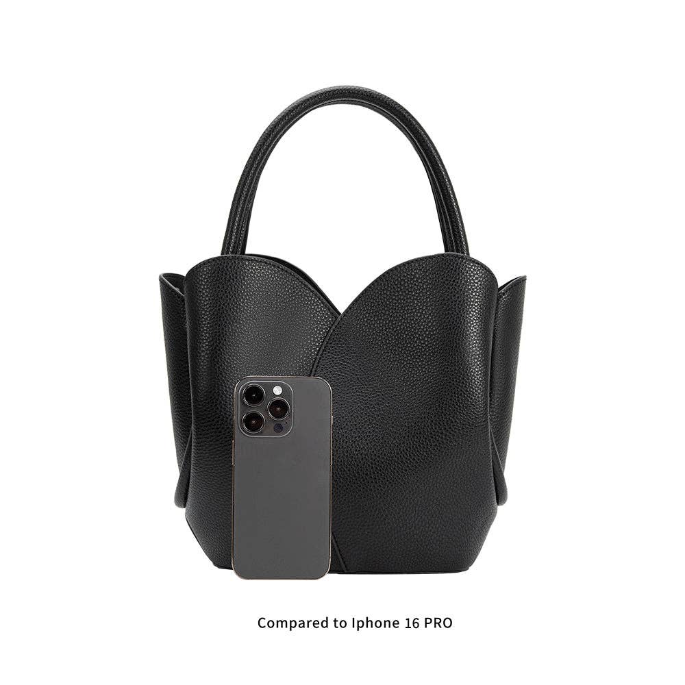 Tulip Bone Recycled Vegan Top Handle Bag