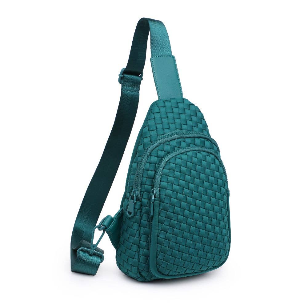 Beyond The Horizon - Woven Neoprene Sling Backpack: Chocolate