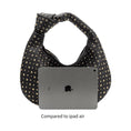 Load image into Gallery viewer, Brigitte Large Studded Black Shoulder Bag
