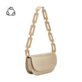 Load image into Gallery viewer, Inez Metallic Gold Recycled Vegan Shoulder Bag
