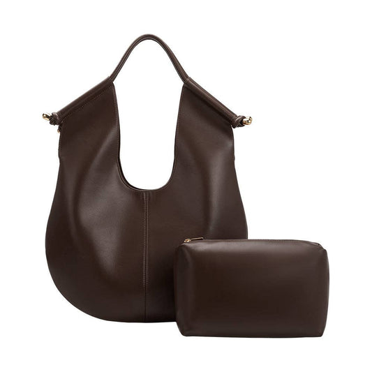 Tracy Espresso Recycled Vegan Shoulder Bag