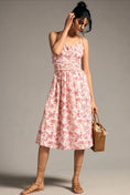 Load image into Gallery viewer, By Anthropologie Corset Midi Dress
