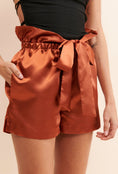 Load image into Gallery viewer, Allina Liu Webb Satin Shorts
