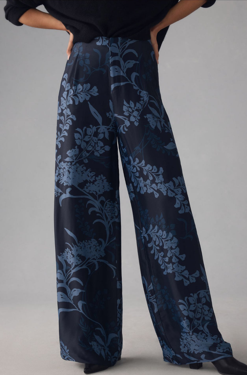 By Anthropologie Silky High-Rise Pants