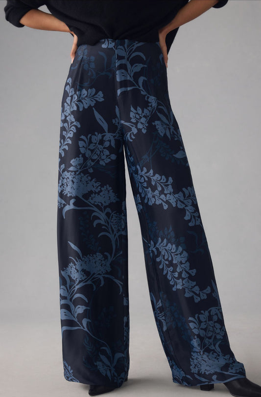 By Anthropologie Silky High-Rise Pants