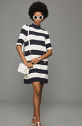 Load image into Gallery viewer, The Annalise Mock-Neck Mini Sweater Dress by Maeve
