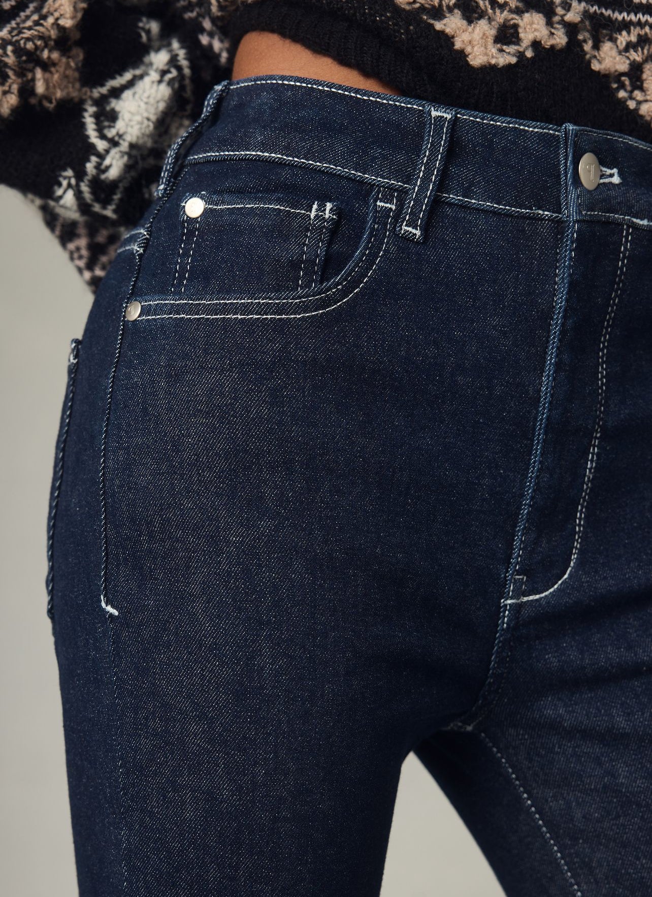 The Icon Flare High-Rise Jeans by Pilcro