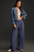 Load image into Gallery viewer, Maeve Wide-Leg Pleated Track Pants
