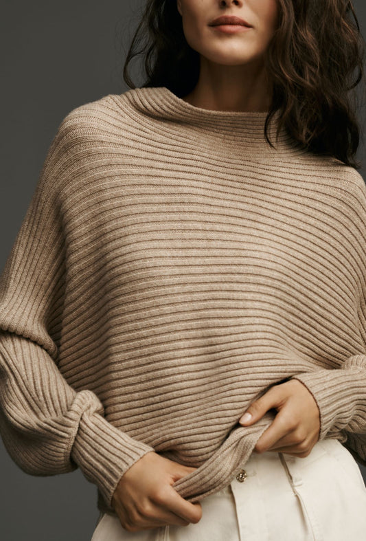 The Kendall Mock-Neck Sweater