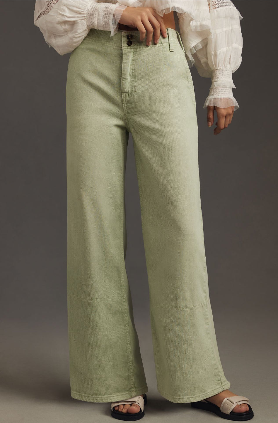 Pilcro Eventide Trouser High-Rise Wide-Leg Jeans