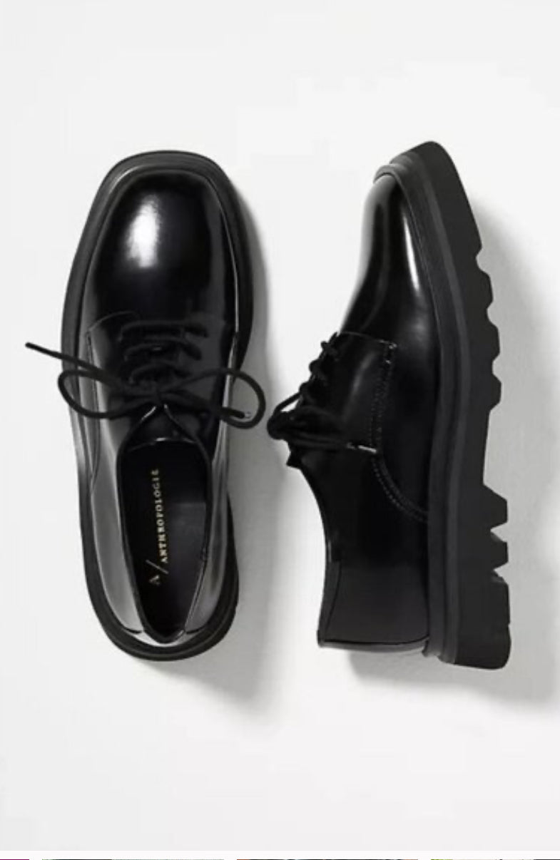 The Rhys Lace-Up Square-Toe Loafers