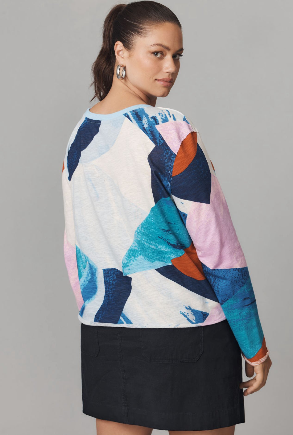 Maeve Long-Sleeve Printed Tee