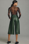 Load image into Gallery viewer, By Anthropologie Faux Leather Culottes
