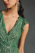 Load image into Gallery viewer, Mac Duggal Plus Side-Cutout Rhinestone Detailed Jersey Gown
