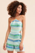 Load image into Gallery viewer, Hutch Sequin Striped Romper
