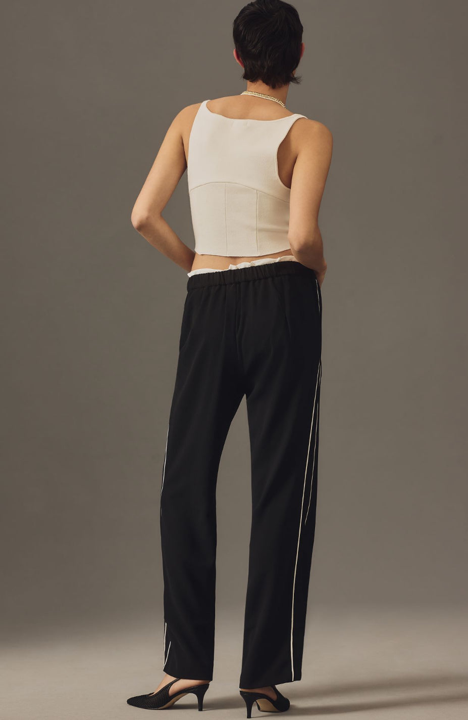 Maeve Pull-On Track Pants