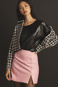 Load image into Gallery viewer, By Anthropologie Micro Mini Faux Leather Skirt
