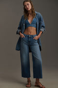 Load image into Gallery viewer, Fidelity Denim Malibu Mid-Rise Crop Wide-Leg Jeans
