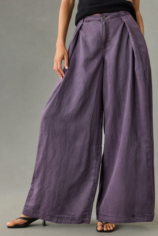 Pilcro Pleated Balloon Trousers