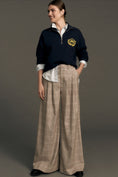 Load image into Gallery viewer, The Avery Pleated Wide-Leg Trousers by Maeve: Plaid Edition
