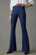 Load image into Gallery viewer, Pilcro The Icon Coated High-Rise Flare Jeans
