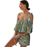 Load image into Gallery viewer, LA’ Fuori X Anthropologie Embroidered Romper
