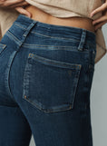 Load image into Gallery viewer, The Yaya Mid-Rise Crop Flare Jeans
