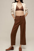 Load image into Gallery viewer, The Colette Cropped Wide-Leg Pants by Maeve: Linen Edition
