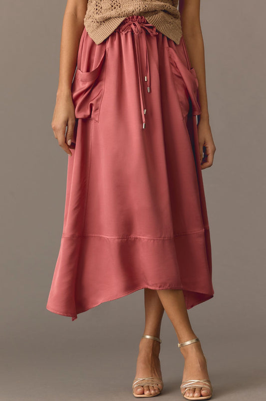 By Anthropologie Silky Parachute Skirt