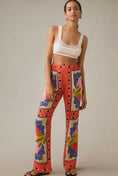 Load image into Gallery viewer, Farm Rio Surreal Scarf Pull-On Pants
