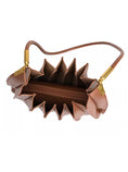 Load image into Gallery viewer, Carrie Pleated Shoulder Bag - Saddle
