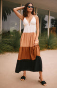 Load image into Gallery viewer, The Raya Colorblock Maxi Dress
