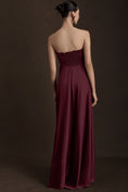 Load image into Gallery viewer, BHLDN Elsie Straight-Neck Satin A-Line Gown
