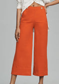 Load image into Gallery viewer, Maeve Buttoned Cropped Wide-Leg Culottes
