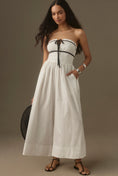 Load image into Gallery viewer, Maeve Bustier Strapless Jumpsuit
