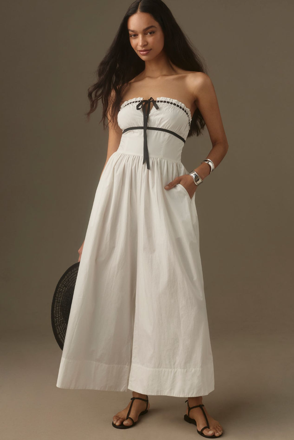 Maeve Bustier Strapless Jumpsuit