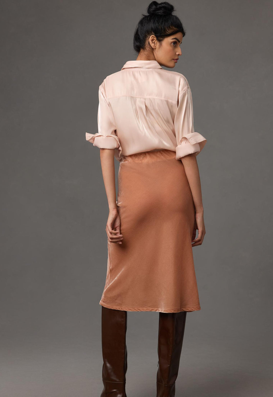 The Tilda Velvet Slip Skirt