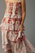 Load image into Gallery viewer, By Anthropologie Sleeveless Square-Neck Tiered Maxi Dress
