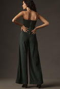 Load image into Gallery viewer, The Skipper Strapless Corduroy Crop Wide-Leg Jumpsuit by Pilcro
