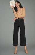 Load image into Gallery viewer, The Skipper High-Rise Crop Wide-Leg Jeans by Pilcro
