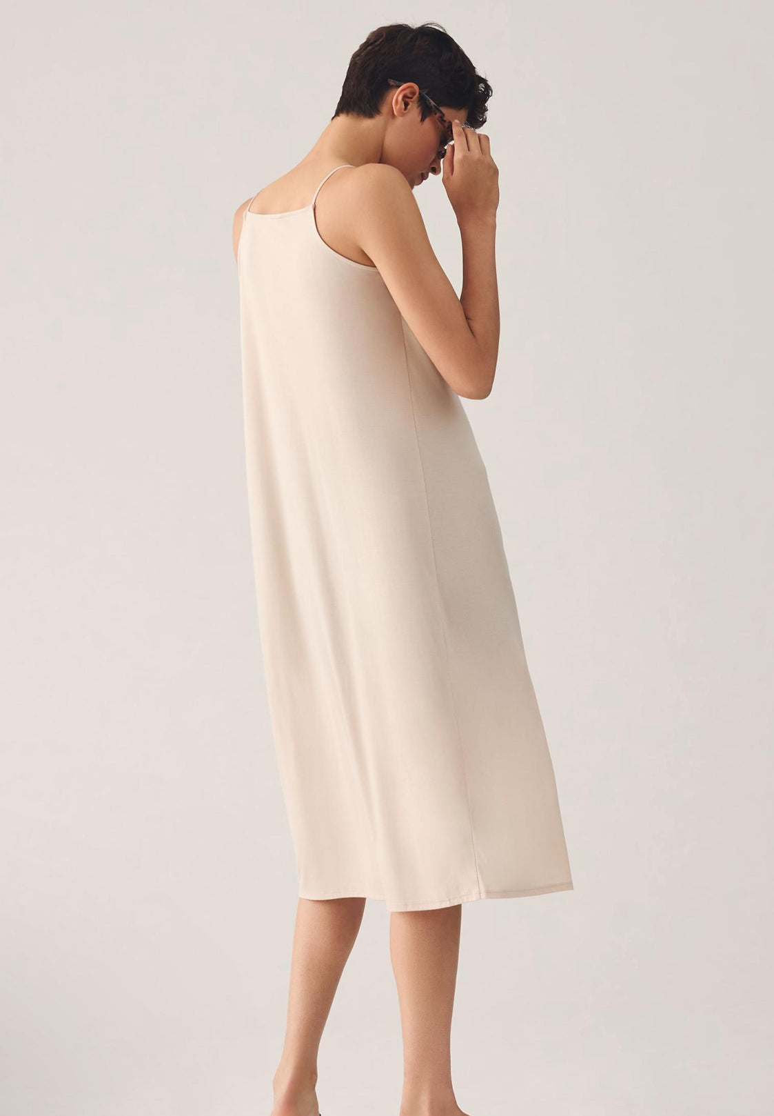 By Anthropologie High-Low Cowl-Neck Cami