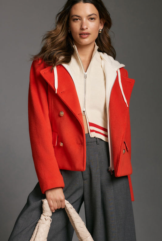 Maeve Twofer Hoodie Peacoat