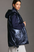 Load image into Gallery viewer, Pilcro Longline Shine Puffer Vest
