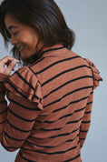 Load image into Gallery viewer, T.La Ruffled Turtleneck Top
